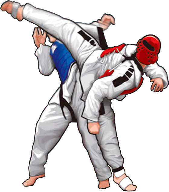 Two Men In Martial Arts Uniforms