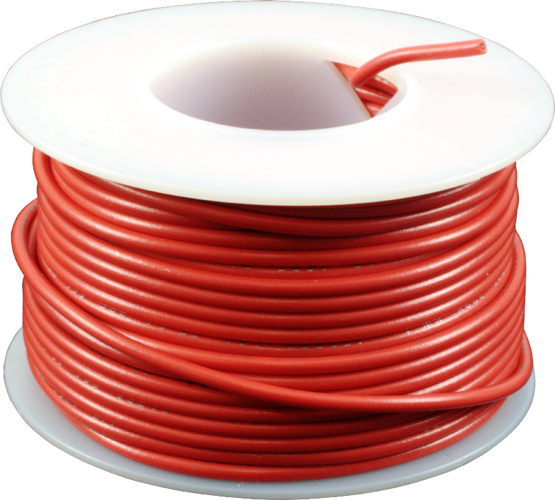A Spool Of Red Wire