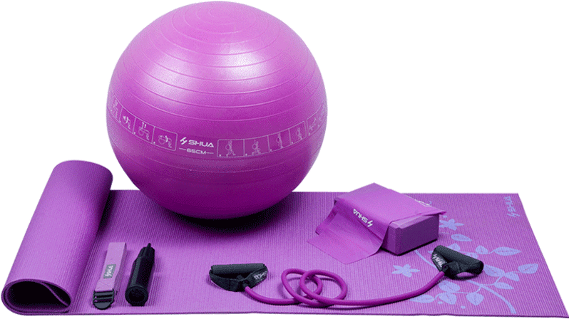 A Purple Ball And A Jump Rope