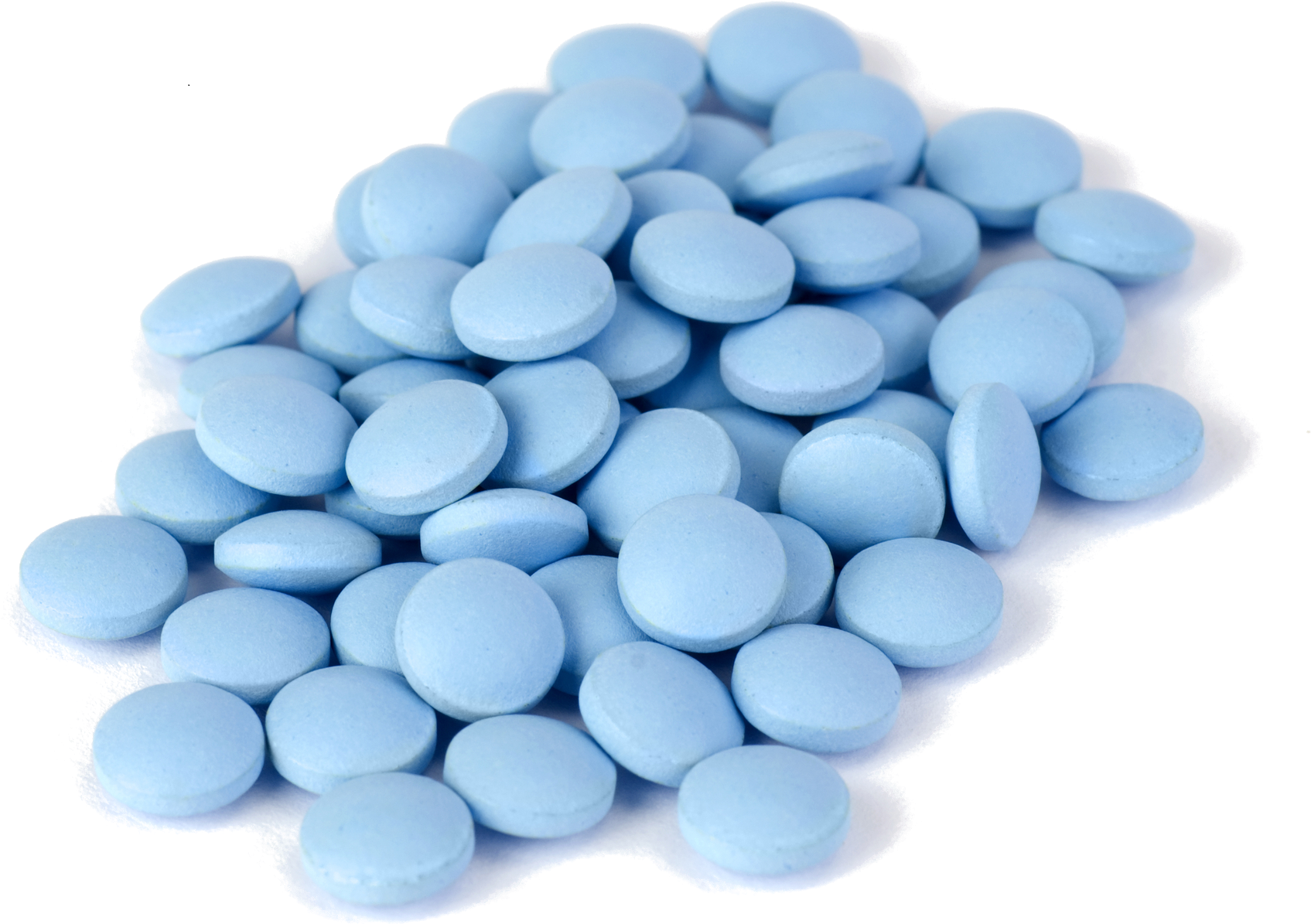 A Pile Of Blue Pills