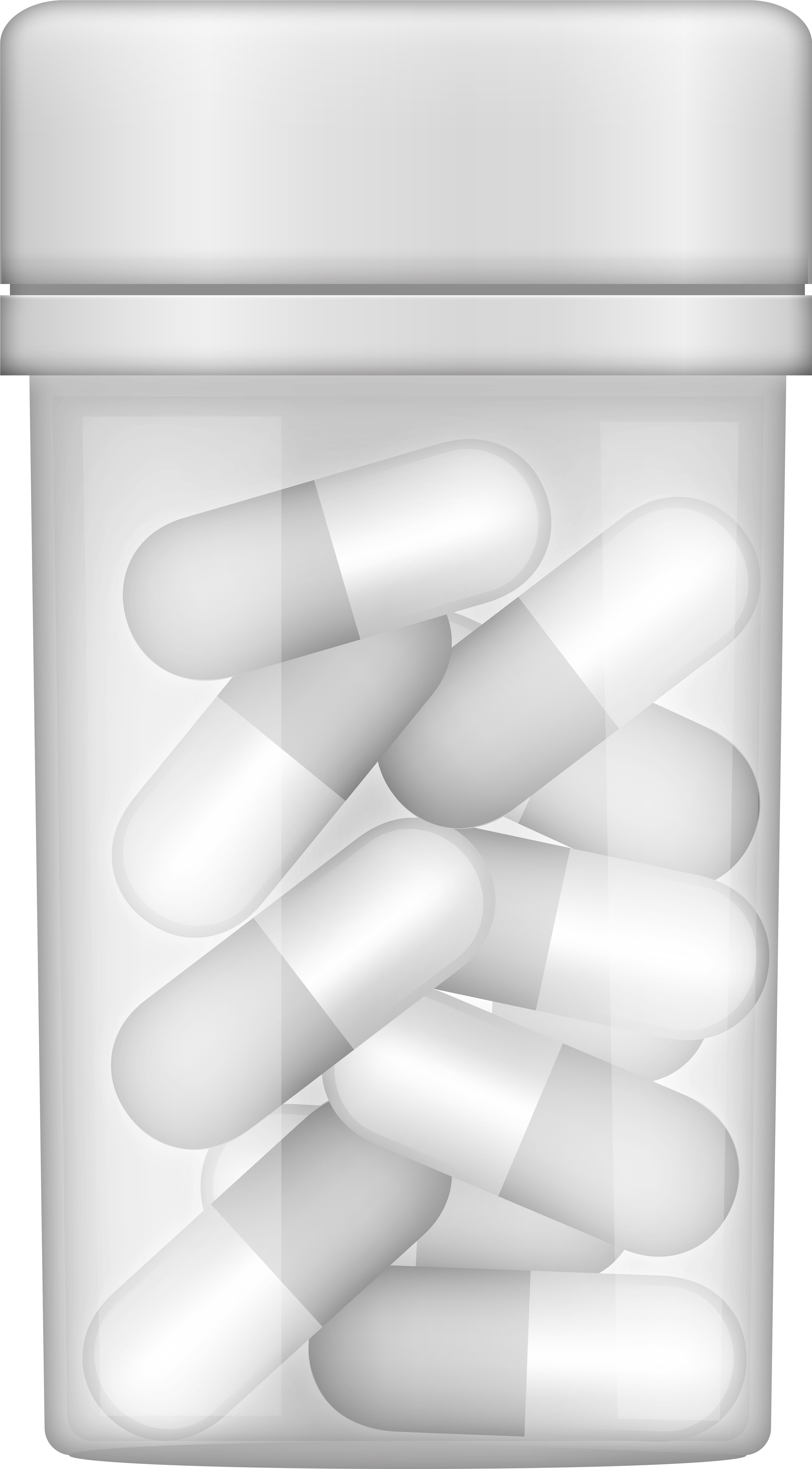 A Close-up Of A Container Of Pills