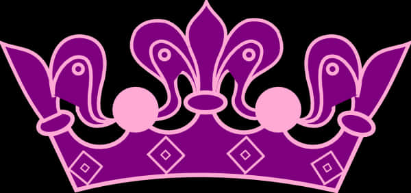 Pink And Purple Crown