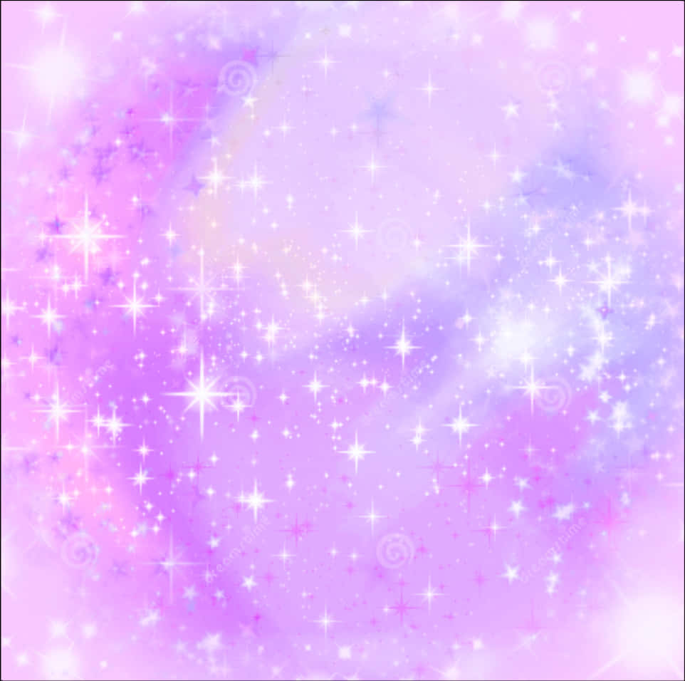 Pink And Purple Stars And Sparkles