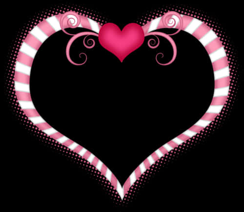 Pink And White Heart Happy Love Day, Love Days, Happy - Heart