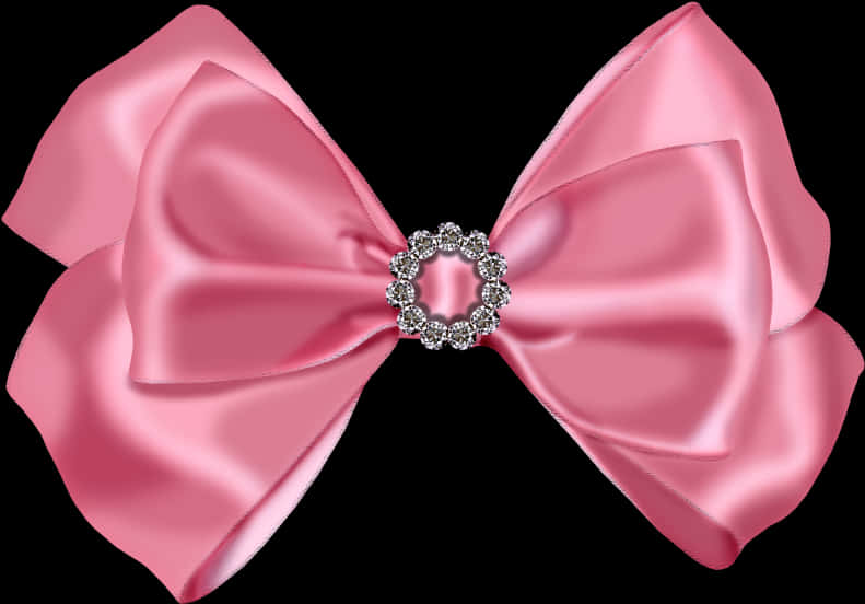 Pink Ribbon With Ornament