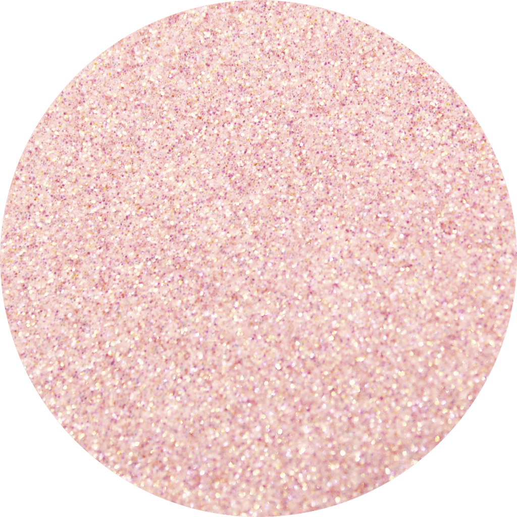 A Pink Glitter Circle With Black Background