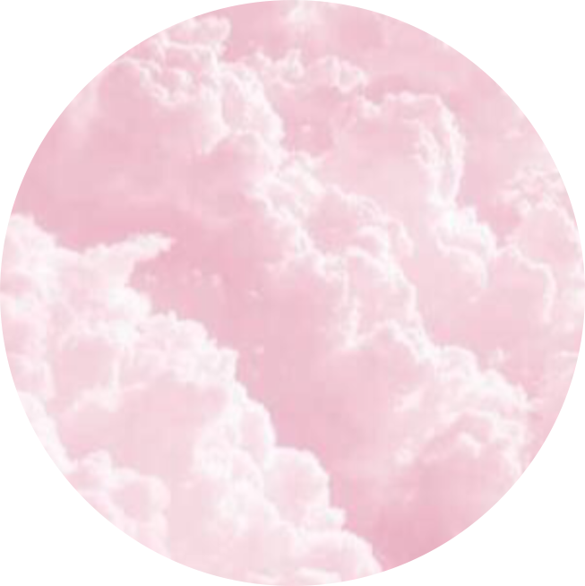 A Pink Clouds In A Circle