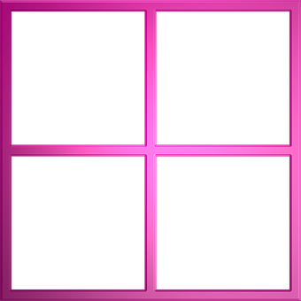 A Pink Window With Black Background