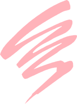 A Pink Scribble On A Black Background