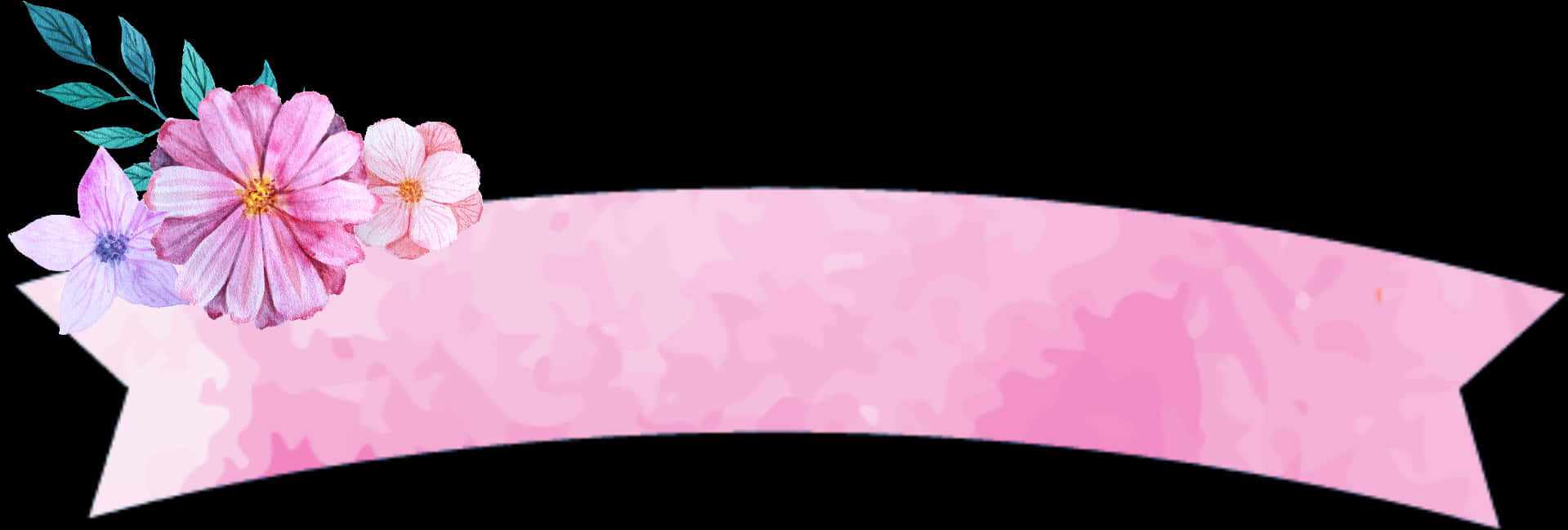 A Pink Rectangular Object With A Black Background