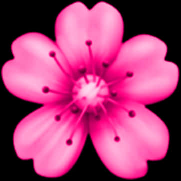 A Pink Flower With Many Petals
