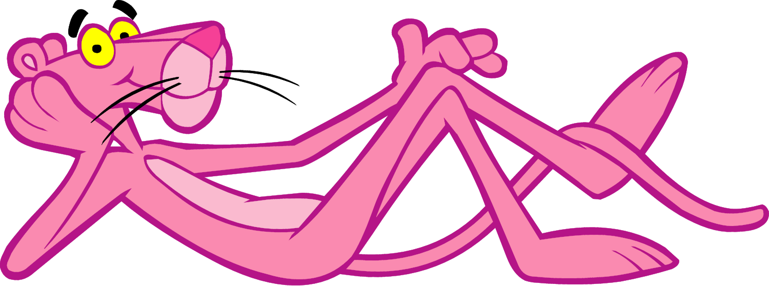 Cartoon Character Of A Pink Woman Lying Down
