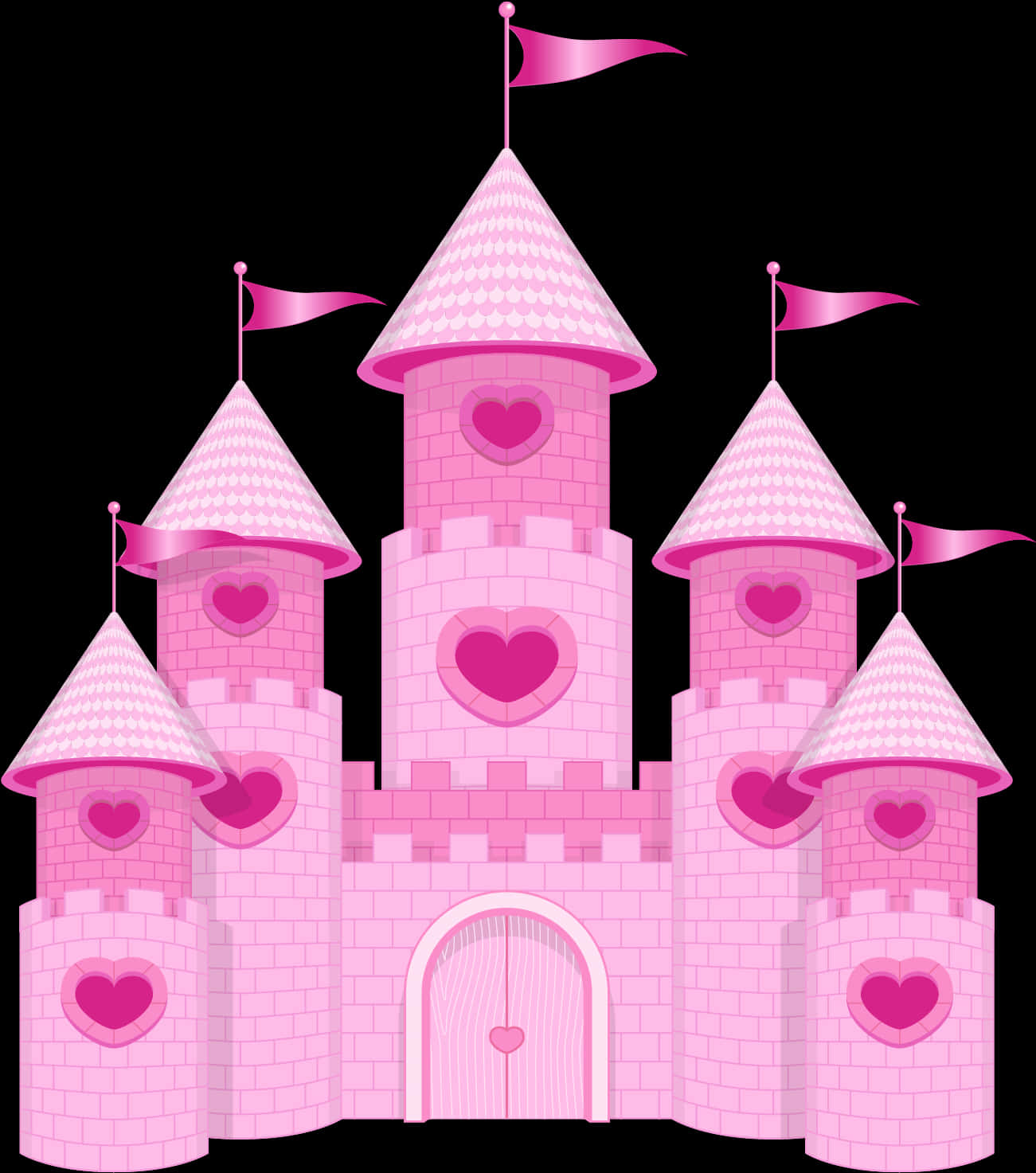 Pink Princess Disney Castle
