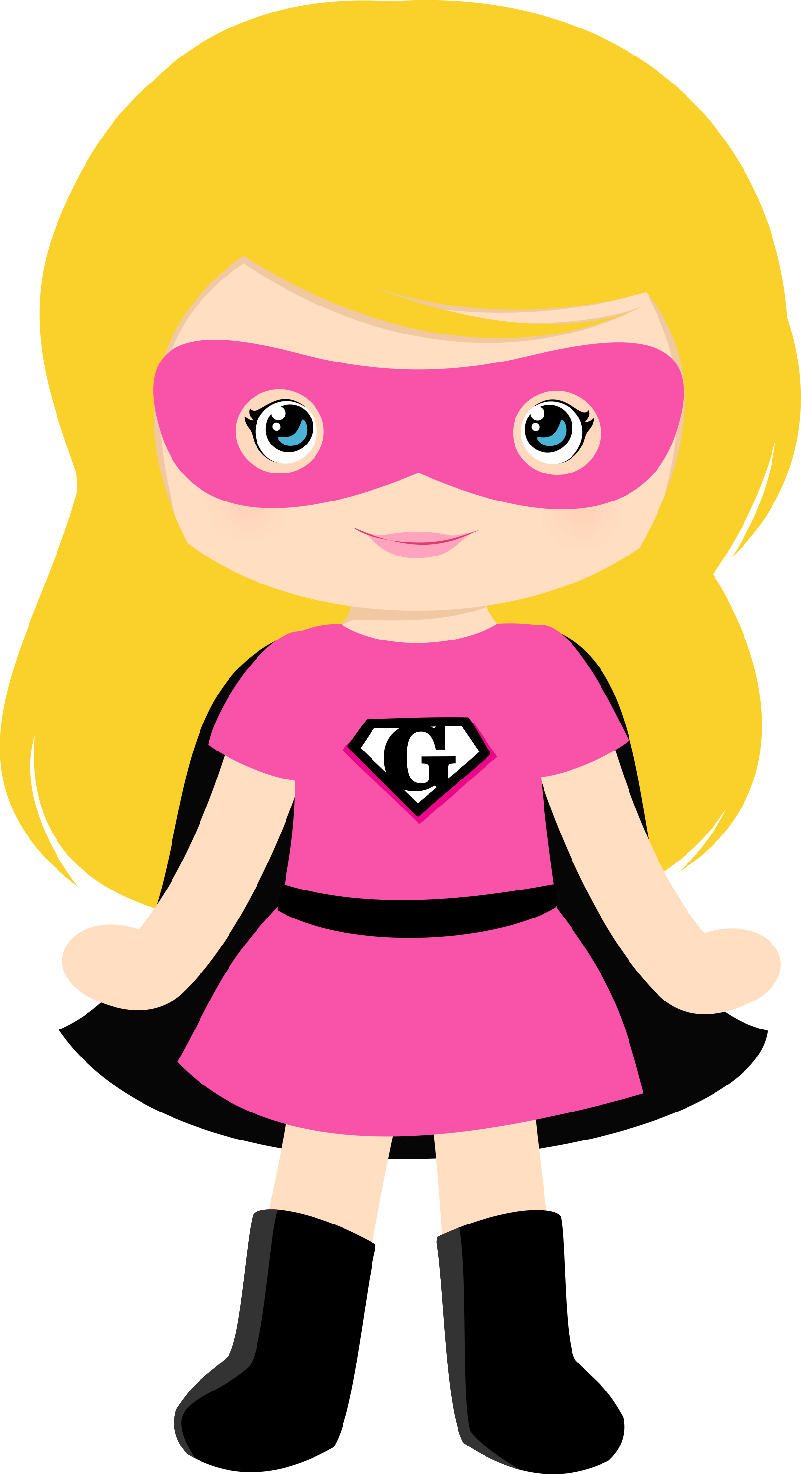 Pink Supergirl Clipart, Hd Png Download