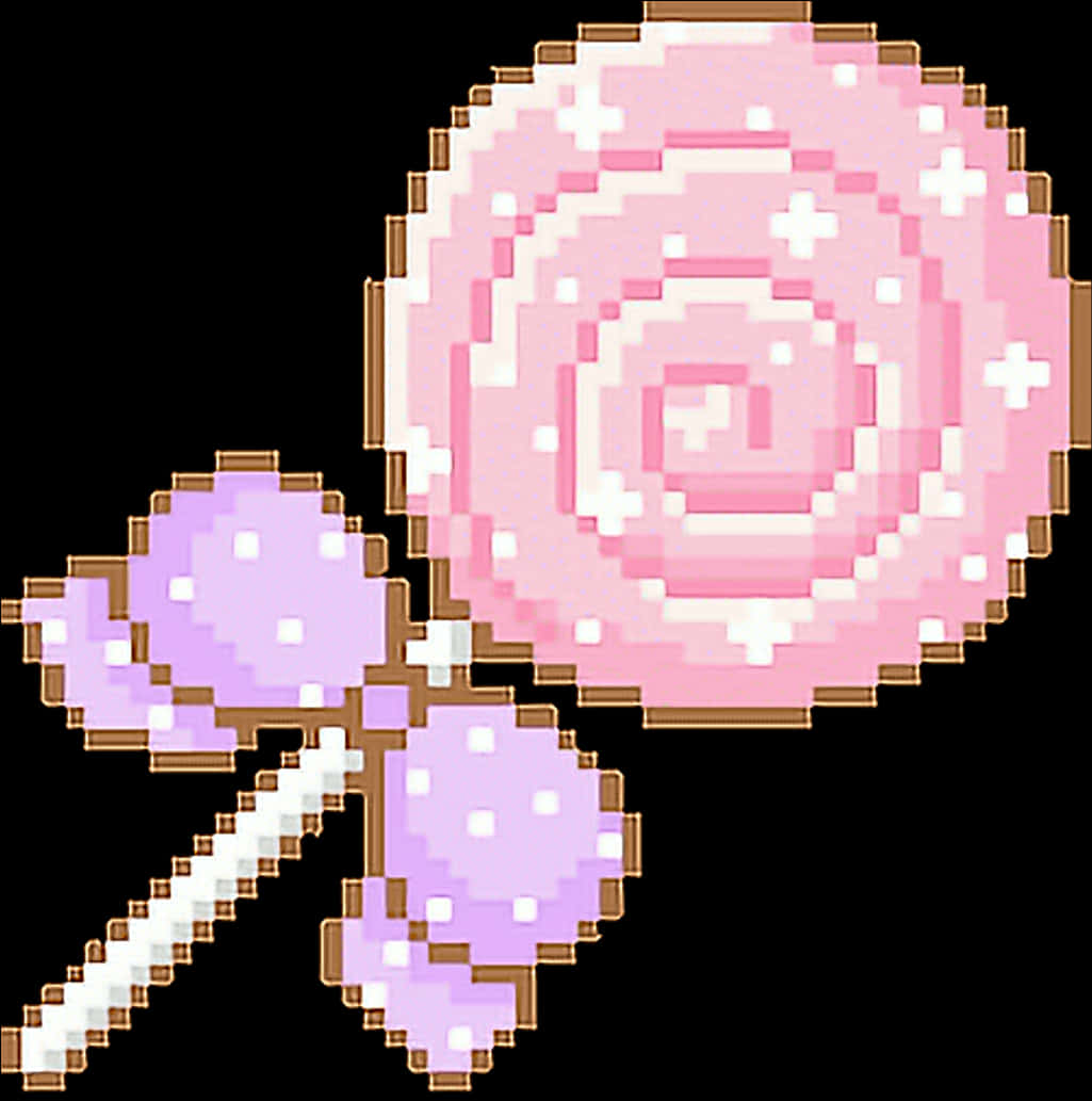 Pink Swirl Lollipop Candy