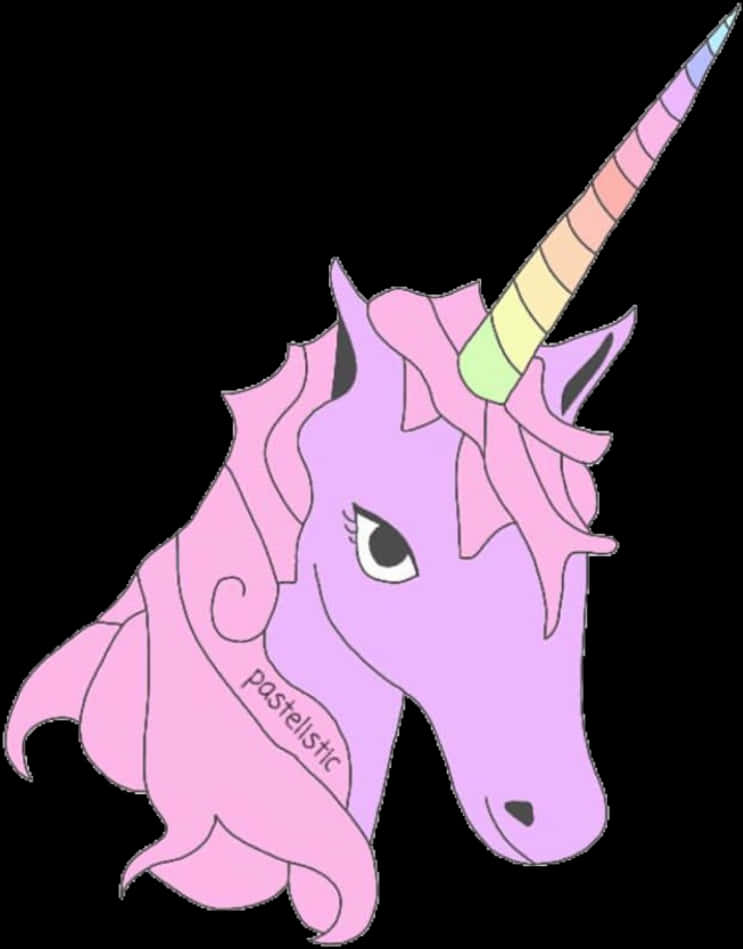 A Cartoon Of A Unicorn