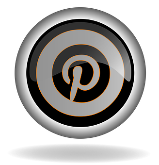 A Black And White Circle With A Logo