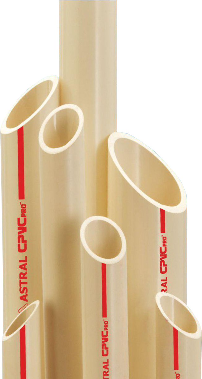 A Group Of Plastic Pipes