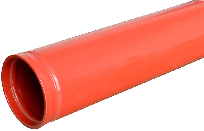 A Red Pipe With A Black Background