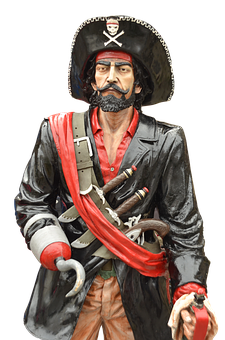 A Statue Of A Pirate