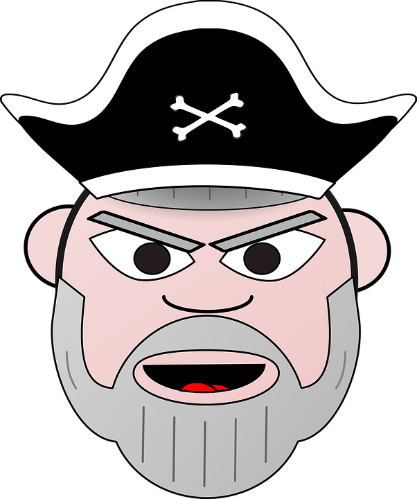 A Cartoon Of A Pirate