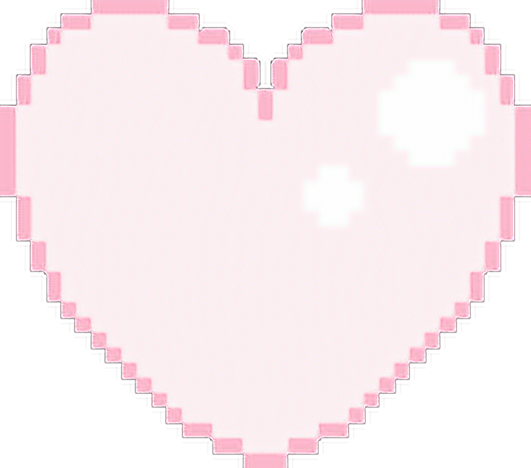 Pixel Heart Png 768 X 676