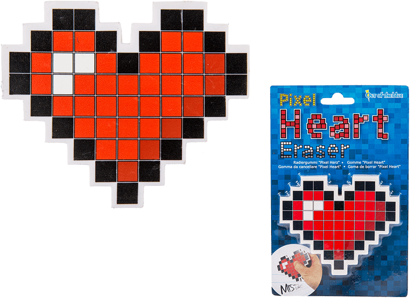 Pixel Heart Png 841 X 611