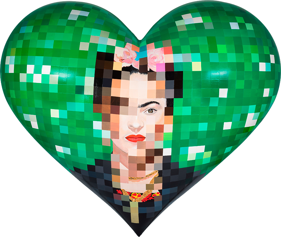 Pixel Heart Png 900 X 760