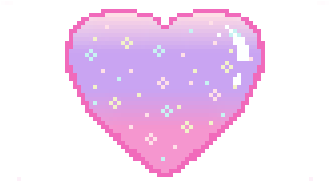 A Pixelated Heart With Flowers