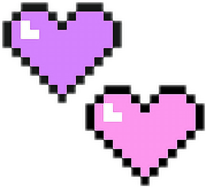 A Purple And Pink Heart