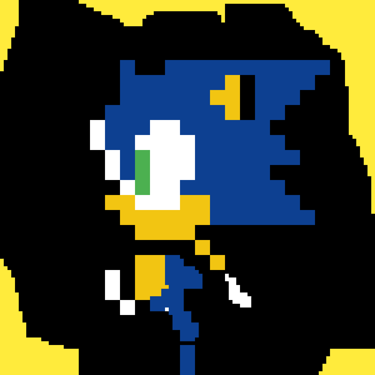 Pixelated Sonic
