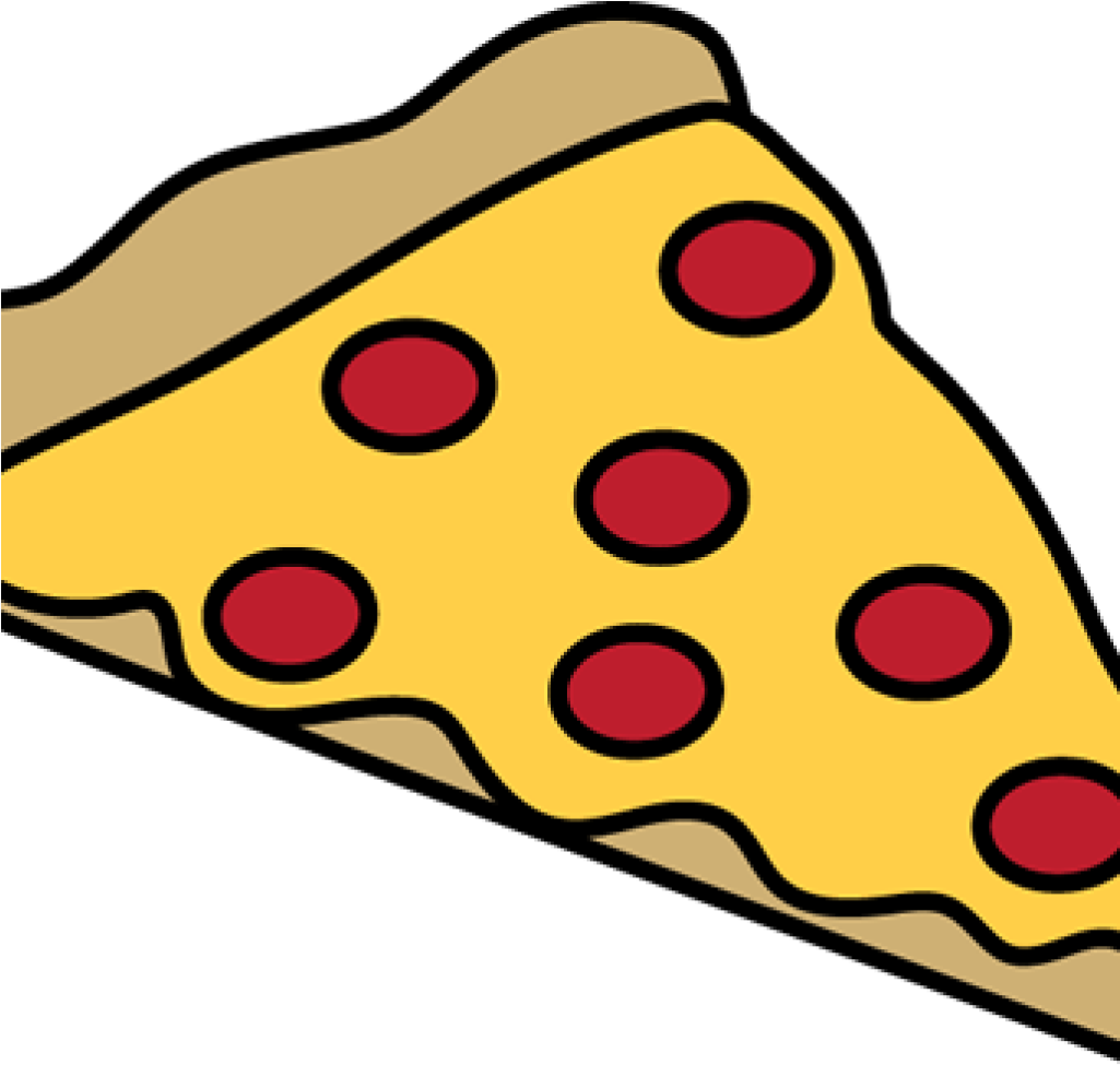 A Slice Of Pizza With Red Dots