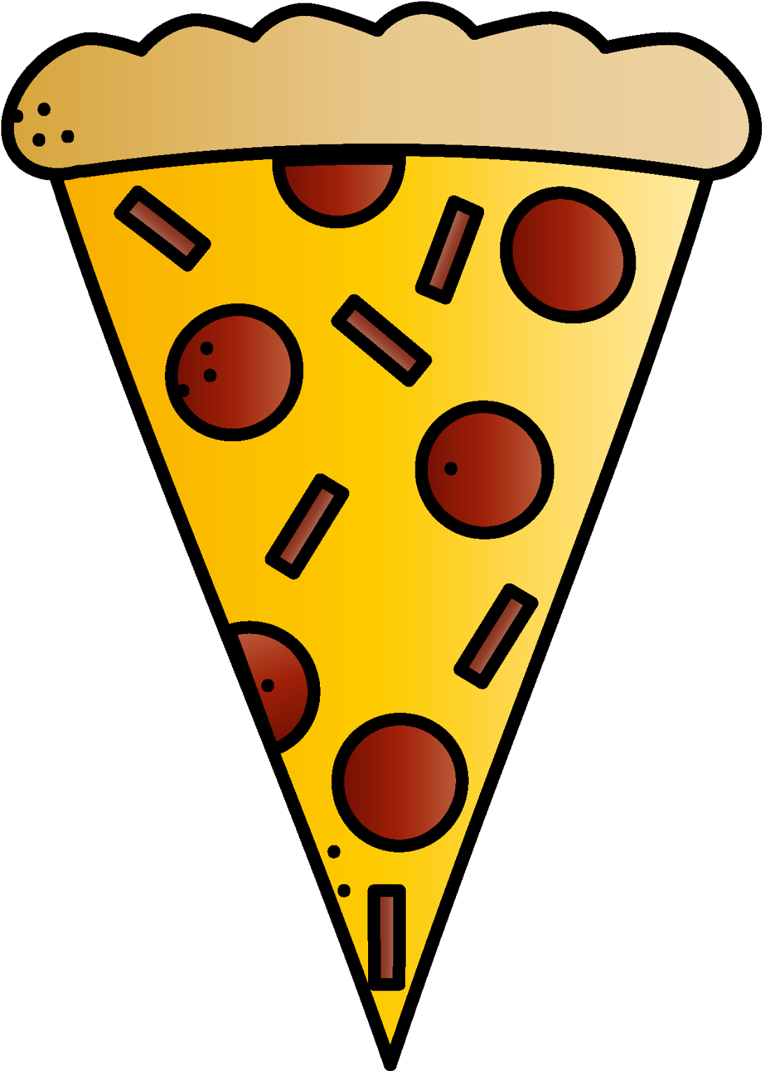 Pizza Clipart Png 1091 X 1534
