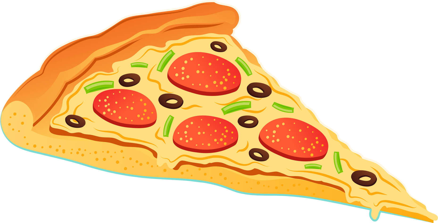 Pizza Clipart Png 1858 X 946