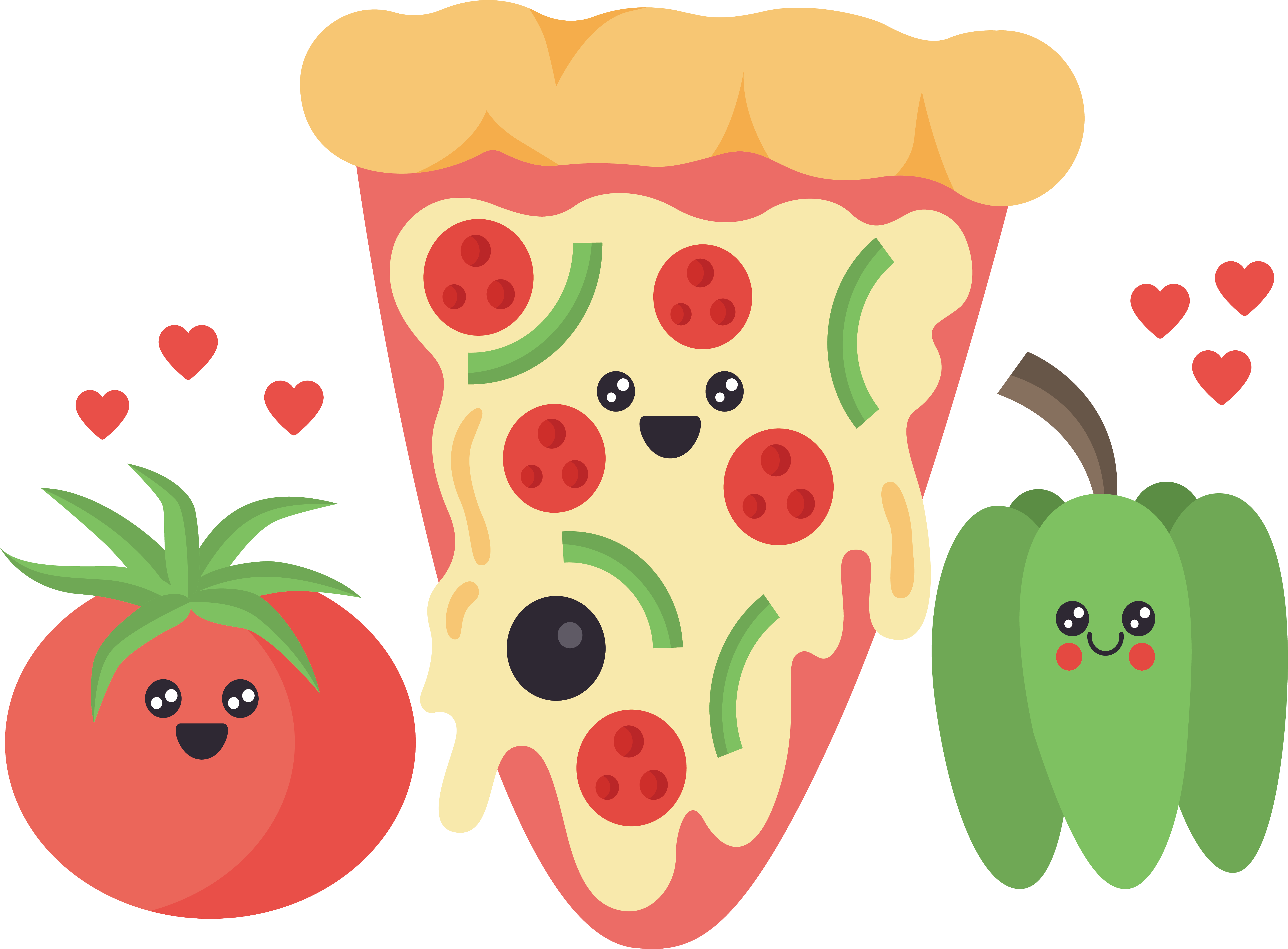 Pizza Clipart Png 6066 X 4469