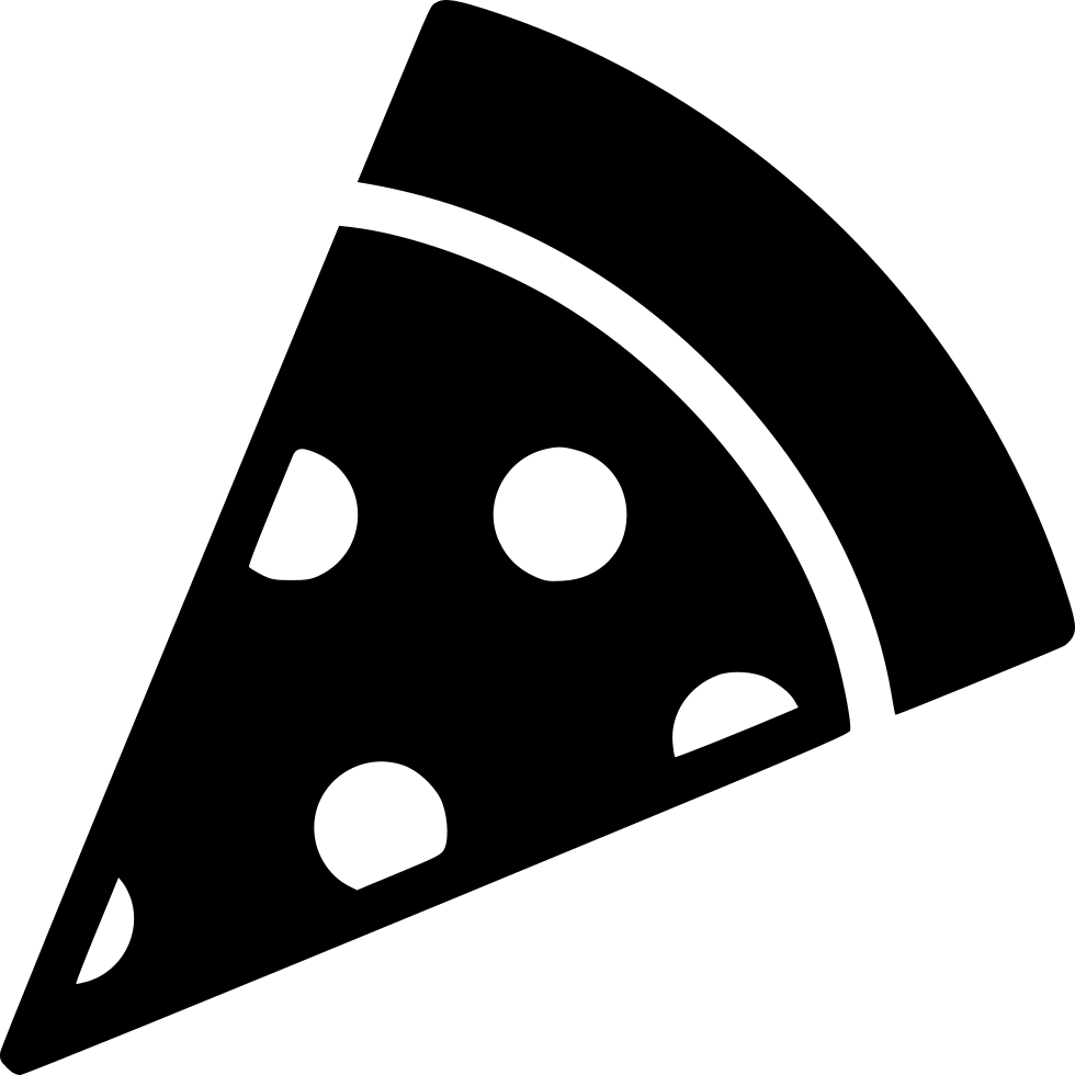 A Slice Of Pizza With Dots