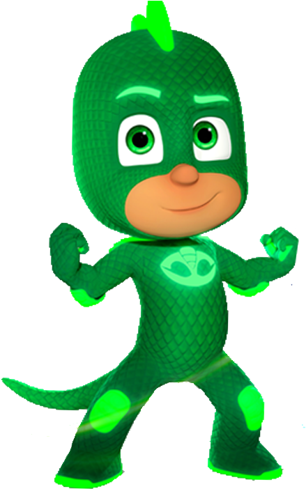A Cartoon Character In A Green Garment
