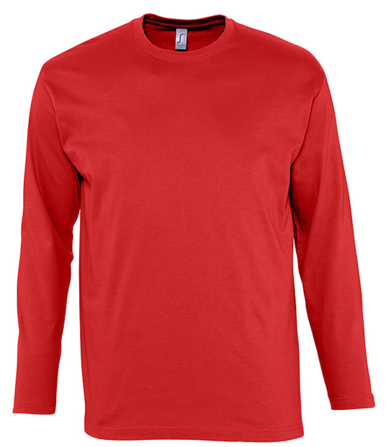 A Red Long Sleeved Shirt