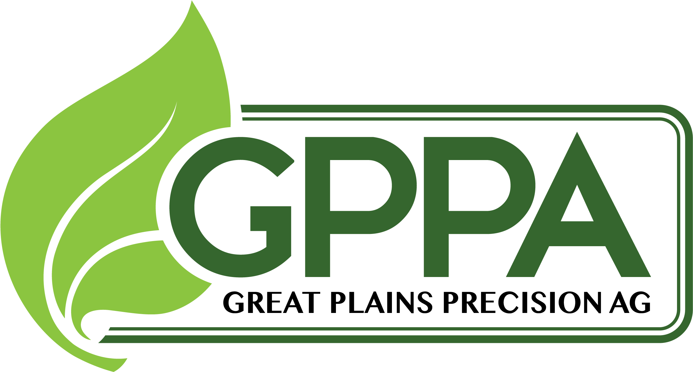 A Green Logo With A Black Background
