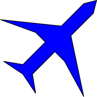 A Blue Arrow On A Black Background
