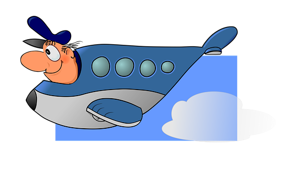 Cartoon Of A Plane