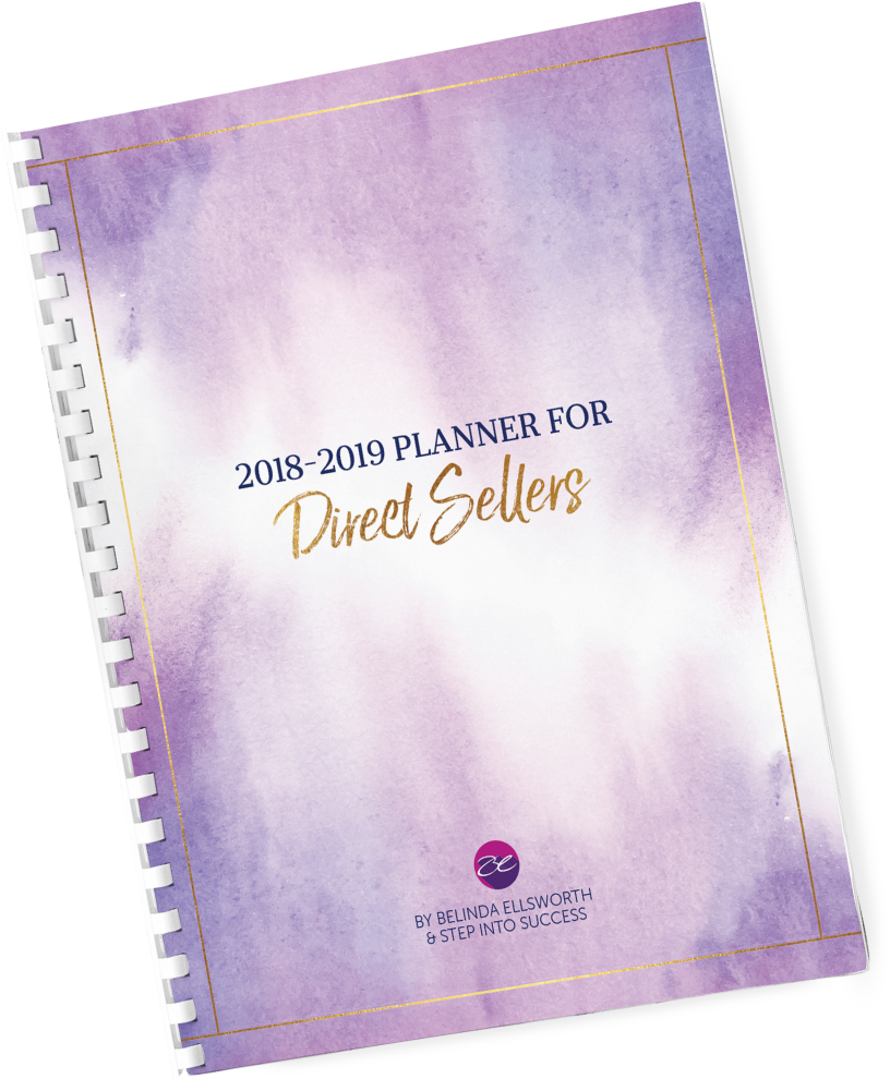 A Purple And Gold Planner