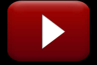 A Red And White Play Button