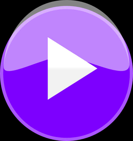 A Purple Button With A White Arrow