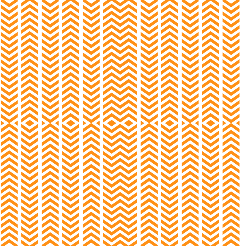 A Pattern Of Black And Orange Zigzag Lines