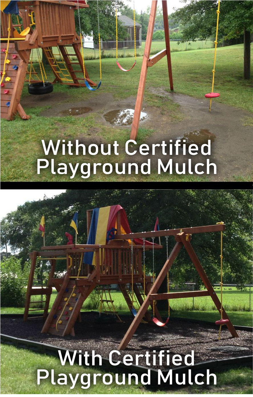 A Wooden Playground Set