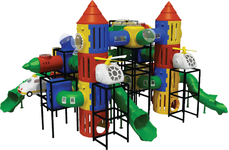 A Multicolored Playground Equipment