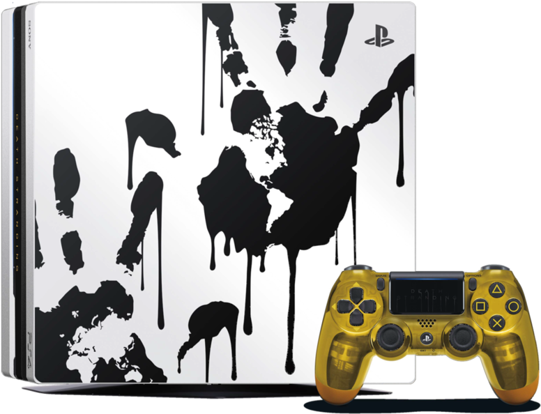 A Video Game Controller And A Black And White Background