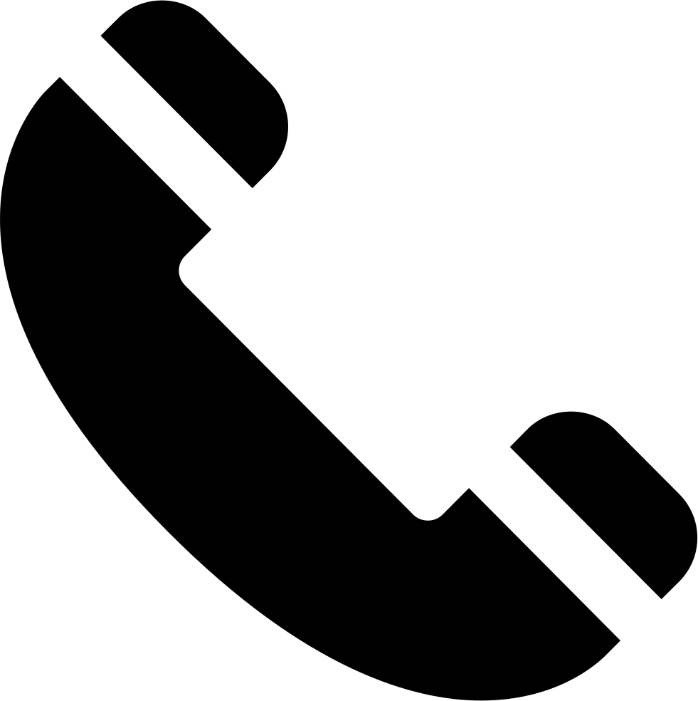 A Phone Handset On A Black Background