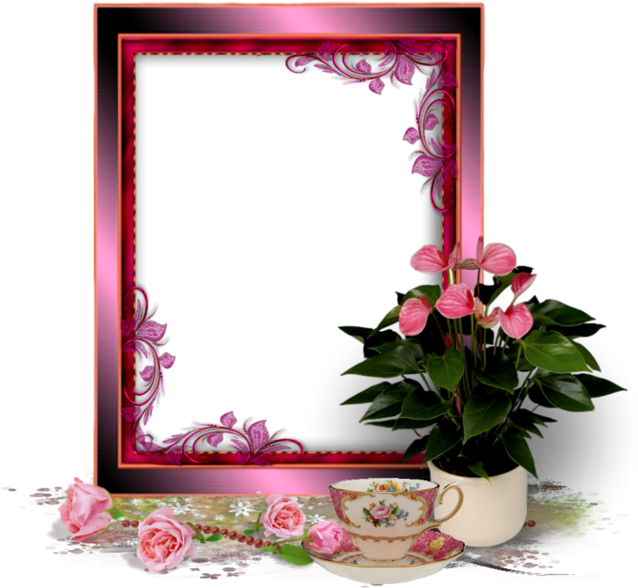 Png Good Morning Picture Frame Free Photo - Good Morning Photos Frame, Transparent Png